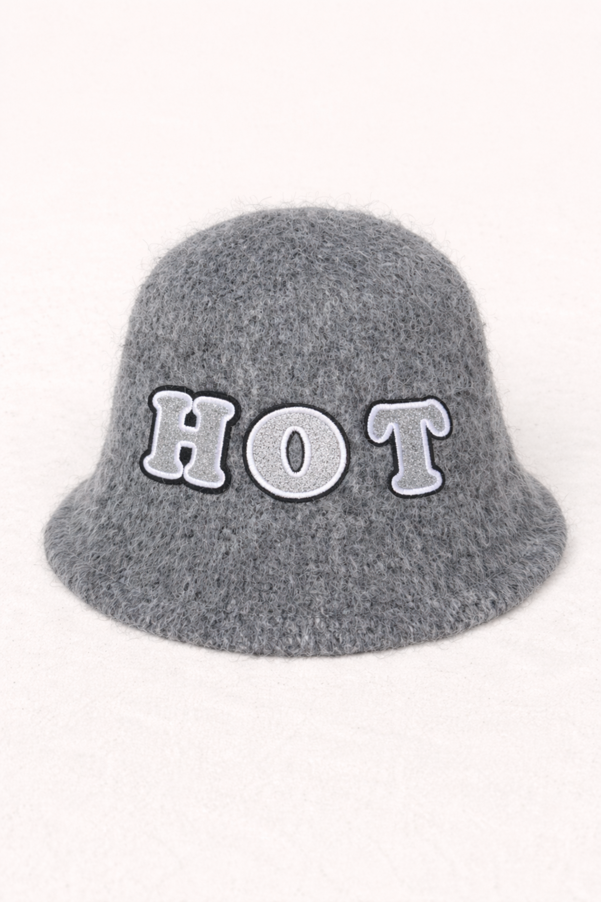 HOT Sauna Hat | Wool Bucket Hat with Embroidered HOT Badge | TempTango