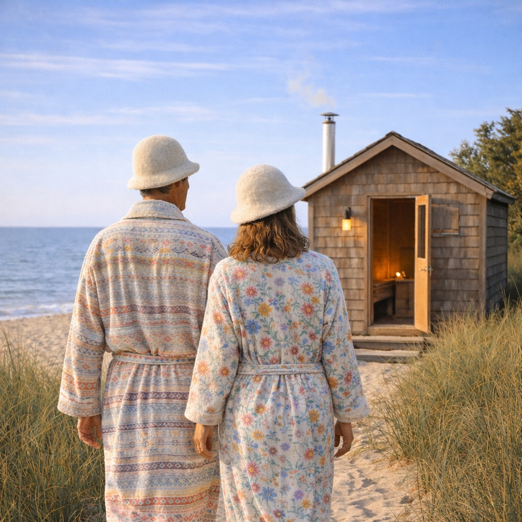 Woman relaxing in sauna — honest conversations and contrast therapy culture NZ | TempTango