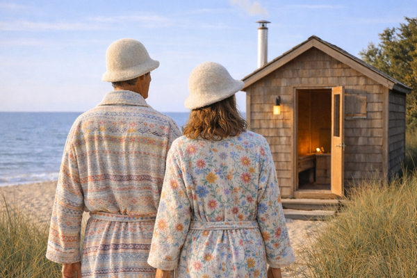 Woman relaxing in sauna — honest conversations and contrast therapy culture NZ | TempTango